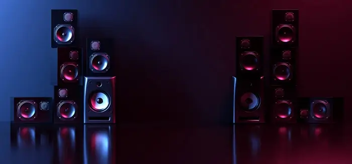 Quiénes somos conjujnto de altavoces